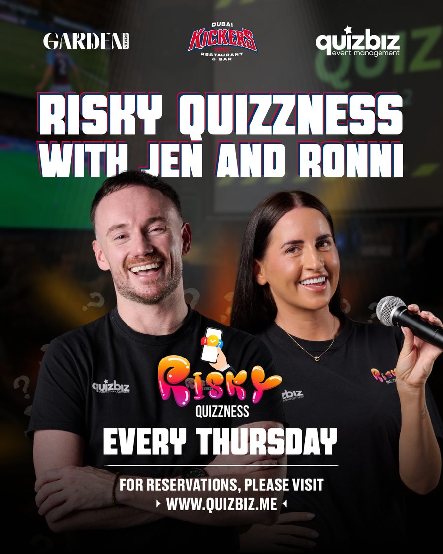 Risky Quizzness with Jen and Ronni — every Thursday